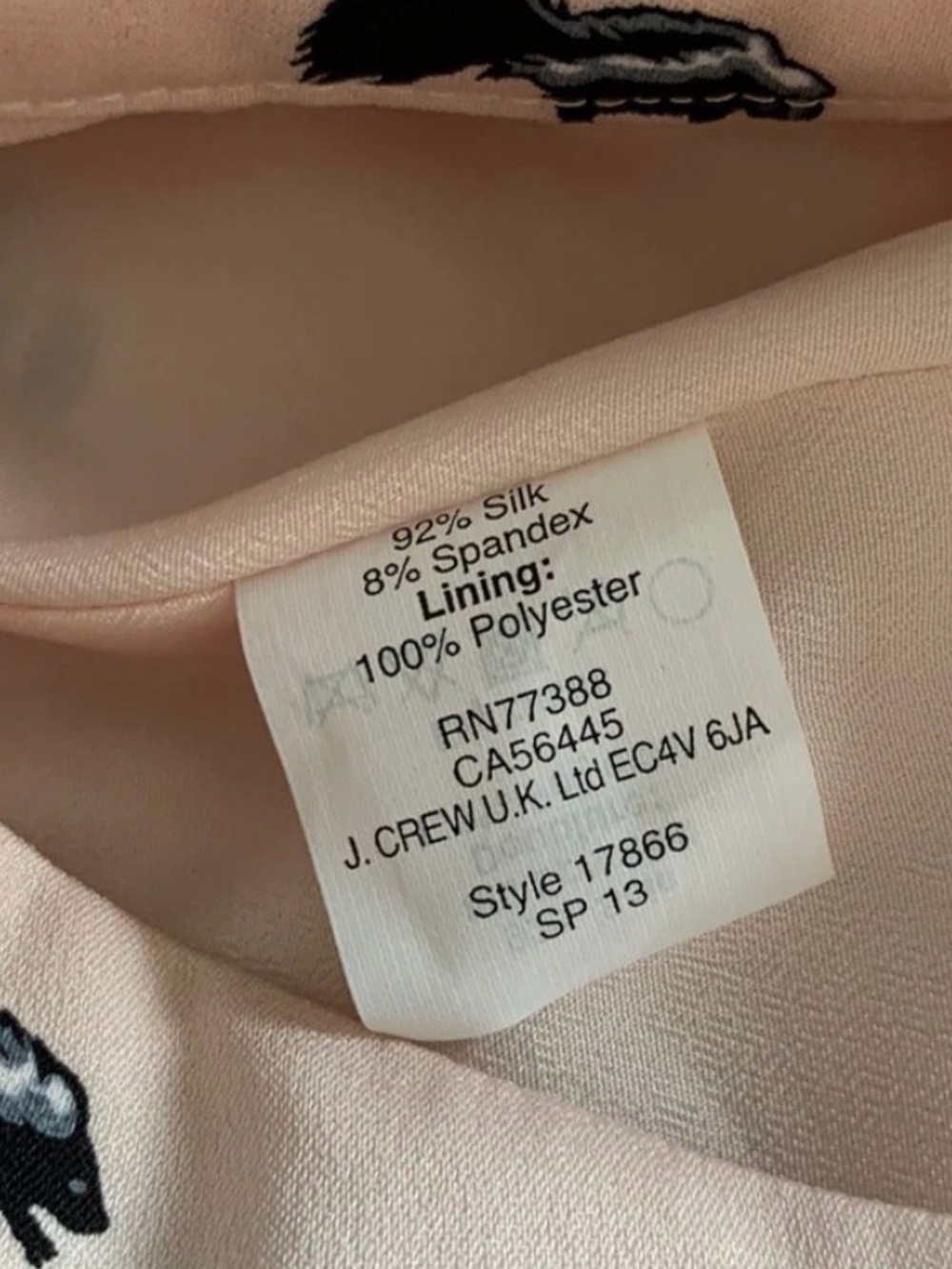 J CREW Skunk Pleated Skirt pink NWT - Picture 8 of 9